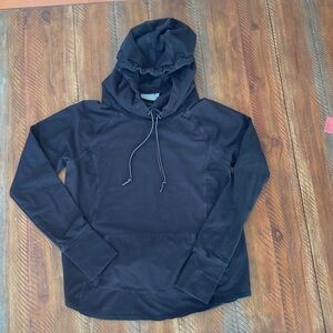 Women’s Athleta Top Black Sweatshirt Pullover Large Hoodie